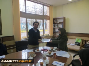 برگزاری جلسه ی کارکنان بخش های اداری و آموزشی با ریاست دانشکده دختران زینب کبری(س) 2