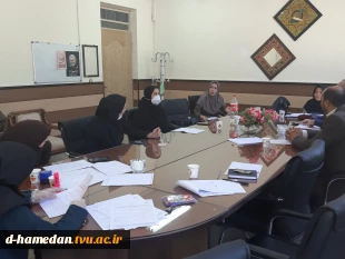 برگزاری شورای آموزشی با حضور رئیس آموزشکده، رئیس ادراه آموزش و مدیران گروه  2