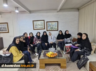 بازدید علمی دانشجویان گروه معماری با همراهی مدرس سرکار خانم مهندس نرگس نورالله زاده از طراحی معماری خانه مسکونی قهوه ای 2