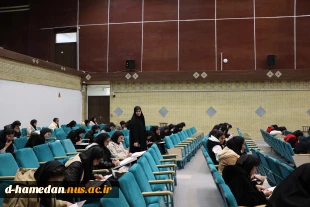 بازدید سرکار خانم دکتر سیف، رئیس آموزشکده ملی مهارت دختران همدان از روند برگزاری امتحانات 2