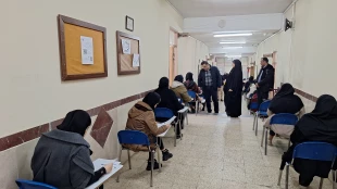 بازدید دکتر کاظمی، رئیس دانشگاه ملی مهارت استان همدان از روند برگزاری امتحانات در آموزشکده زینب کبری (س) 2