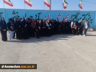 اعزام قریب بر 120دانشجو از آموزشکده ملی مهارت دختران همدان به اردوی راهیان نور 9