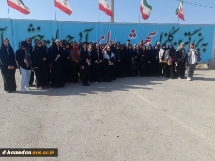 اعزام قریب بر 120دانشجو از آموزشکده ملی مهارت دختران همدان به اردوی راهیان نور