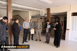 بازدید تیم نظارت و ارزیابی دانشگاه بوعلی از واحدهای مختلف آموزشکده ملی مهارت دختران همدان 4