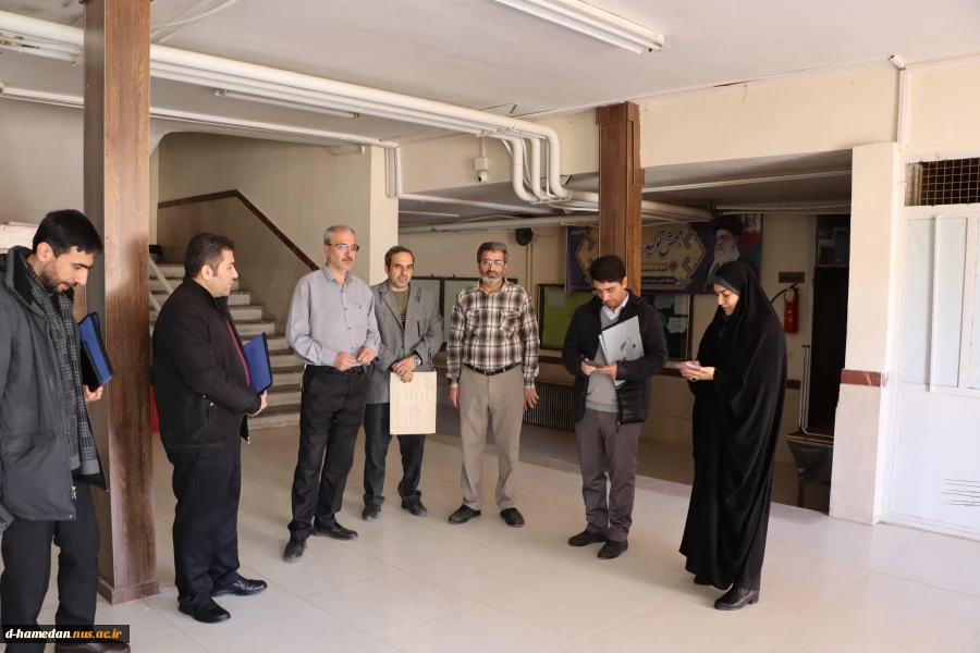 بازدید تیم نظارت و ارزیابی دانشگاه بوعلی از واحدهای مختلف آموزشکده ملی مهارت دختران همدان 4