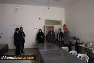 بازدید تیم نظارت و ارزیابی دانشگاه بوعلی از واحدهای مختلف آموزشکده ملی مهارت دختران همدان 8