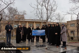 کاشت 5 اصله نهال در محوطه ی شهید گمنام در آموزشکده ملی مهارت دختران همدان 2