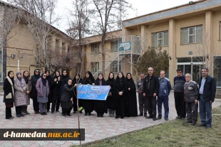 کاشت 5 اصله نهال در محوطه ی شهید گمنام در آموزشکده ملی مهارت دختران همدان 4