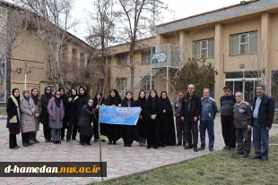 کاشت 5 اصله نهال در محوطه ی شهید گمنام در آموزشکده ملی مهارت دختران همدان 7