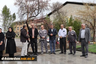 شروع به کار همکاران آموزشکده ملی مهارت دختران همدان در سال جدید، با عرض ارادت به شهید گمنام 3