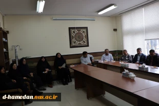 شروع به کار همکاران آموزشکده ملی مهارت دختران همدان در سال جدید، با عرض ارادت به شهید گمنام 5