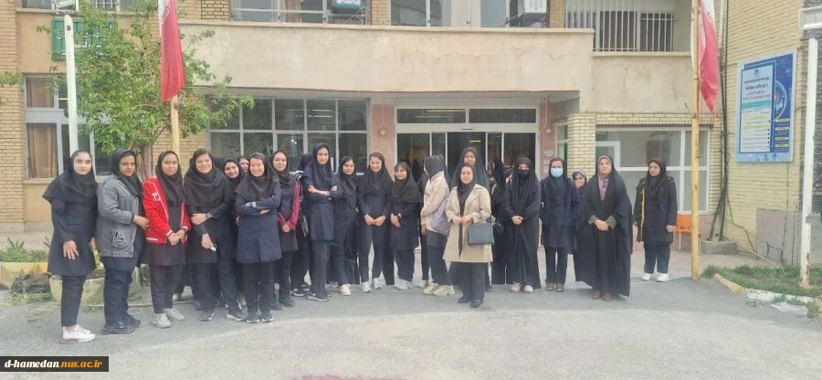 بازدید دانش آموزان هنرستان های مریانج و کبودرآهنگ از آموزشکده ملی مهارت دختران همدان 2