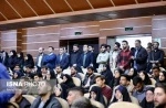 حضور دکتر سیف و جمعی از دانشجویان در دیدار دانشجویان و روسای دانشگاه ها با ریئس محترم دستگاه قضا، جناب آقای محسنی اژه ای و بیان مشکلات دانشگاه ملی مهارت توسط دانشجوی آموزشکده حضرت زینب (س) 2