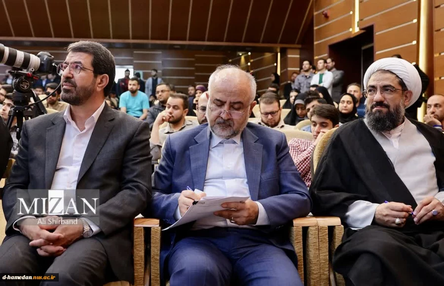 حضور دکتر سیف و جمعی از دانشجویان در دیدار دانشجویان و روسای دانشگاه ها با ریئس محترم دستگاه قضا، جناب آقای محسنی اژه ای و بیان مشکلات دانشگاه ملی مهارت توسط دانشجوی آموزشکده حضرت زینب (س) 2