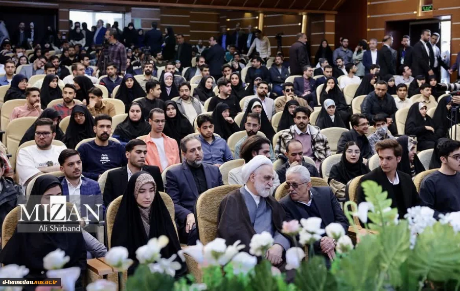 حضور دکتر سیف و جمعی از دانشجویان در دیدار دانشجویان و روسای دانشگاه ها با ریئس محترم دستگاه قضا، جناب آقای محسنی اژه ای و بیان مشکلات دانشگاه ملی مهارت توسط دانشجوی آموزشکده حضرت زینب (س) 2