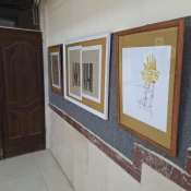 برپایی نمایشگاه پوسترهای دانشجویان گروه هنر (گرافیک) 2