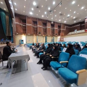 برگزاری نشست بصیرتی و جلسه‌ی پرسش و پاسخ در خصوص جنگ تحمیلی اسرائیل ویژه همکاران؛ با حضور جناب آقای محرمی؛ معاون سیاسی سپاه انصارالحسین همدان
 2