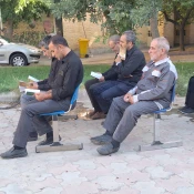 برگزاری نشست بصیرتی و جلسه‌ی پرسش و پاسخ در خصوص جنگ تحمیلی اسرائیل ویژه همکاران؛ با حضور جناب آقای محرمی؛ معاون سیاسی سپاه انصارالحسین همدان
 7