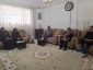 حضور ریاست و جمعی از کارکنان در منزل شهید بهاره لطفی از شهدای جنگ تحمیلی ۱۲ روزه (فرزند شهید علی لطفی؛ جانباز شیمیایی دفاع مقدس)