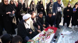 مراسم استقبال از پیکر شهید خوشنام 3