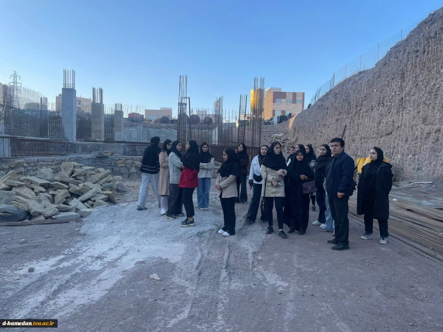بازدید علمی از کارگاه های ساختمانی - دانشجویان معماری 5
