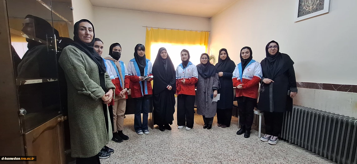 افتتاح کانون هلال احمر آموزشکده ملی مهارت دختران همدان