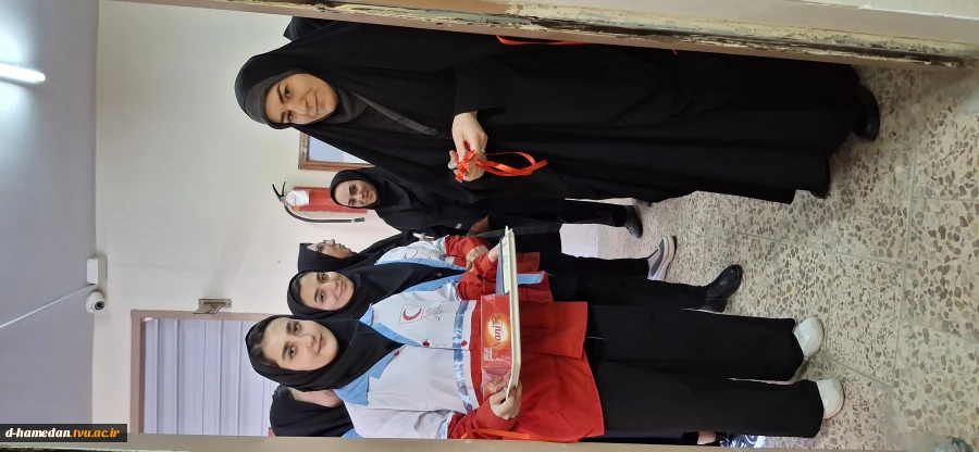 افتتحاح کانون هلال احمر آموزشکده ملی مهارت دختران همدان 3