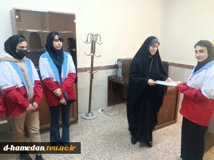 افتتحاح کانون هلال احمر آموزشکده ملی مهارت دختران همدان 4