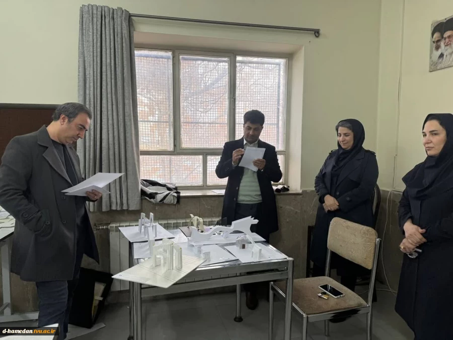 برگزاری رقابت ماکت سازی کوتاه مدت با موضوع "طراحی سردر ورودی آرامستان باغ بهشت همدان"
 2