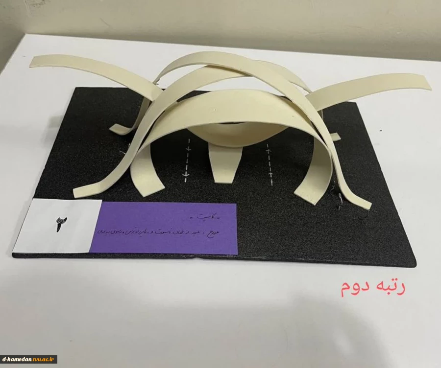 برگزاری رقابت ماکت سازی کوتاه مدت با موضوع "طراحی سردر ورودی آرامستان باغ بهشت همدان"
 6
