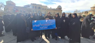 حضور کارکنان در تجمع بصیرتی 22 دیماه  3