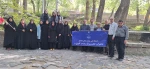 قرائت دعای توسل به مناسبت سالروز آزدای خرمشهر در محوطه ی گنجنامه همدان توسط کارکنان 2