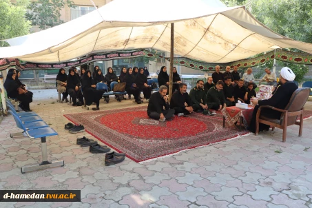 در هفته بسیج و همزمان با هفته‌ی امر به معروف و نهی از منکر؛ برگزار شد: مراسم قرائت زیارت عاشورا؛ همراه با سخنرانی حجت الاسلام والمسلمین افلاکیان؛ نماینده محترم دفتر نهاد مقام معظم رهبری